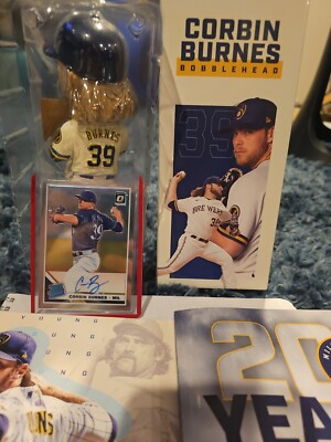 2019 Optic Panini Donruss RR Corbin Burnes Auto Mint  RRS-CB . PLUS MUCH MORE!!!