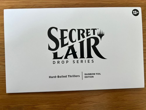 MTG Secret Lair Drop x Hard-Boiled Thrillers Rainbow Foil Edition Sealed - Picture 2 of 6