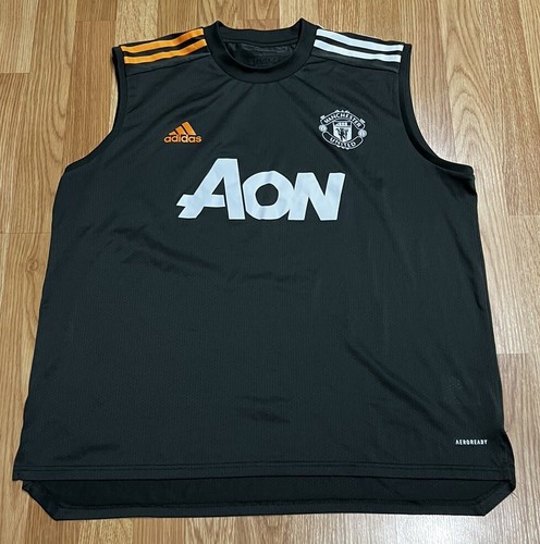 Manchester United Adidas TANK Singlet Muscle Top Vintage XL - Picture 2 of 11