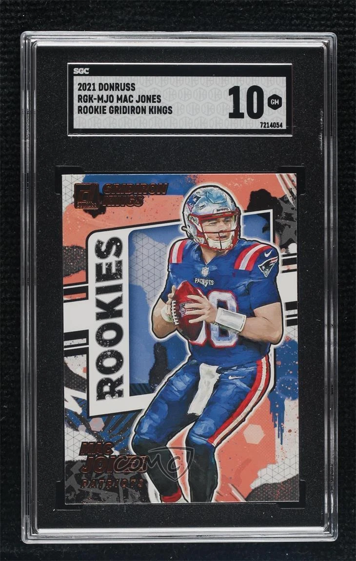 Mac Jones Panini Donruss Rookie Gridiron Kings #RGKMJO Studio Series