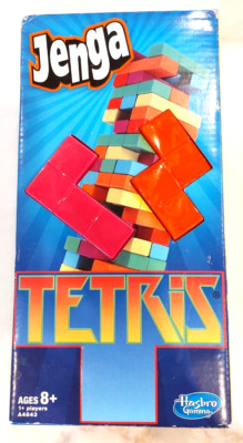 Jenga TETRIS by Hasbro Family Game Night 100% Complete in Box