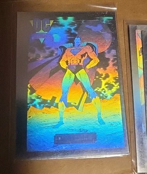 Superman DC Comics Card 1991 Hologram Hall Of Fame DCH8