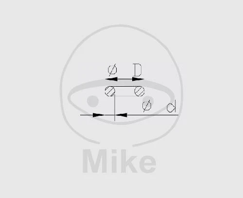 Kayaba O-Ring Pour Vis De Purge 1.8X6.5 Compatible Avec Honda CR 125 R R JE01 J - Photo 2/3