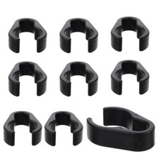 10 Pcs Mic Pole Cord Clip Wire Holder Microphone Speaker Stand Cable Clamp Clip