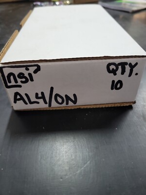 1 BOX of 10 - NSI AL4/0N  1/2 Inch 4/0 AWG, Aluminum, 2-Hole Compression Lug