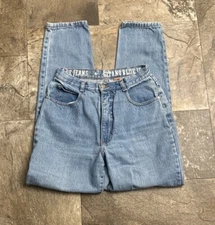 Vintage Gitano High Rise Mom Blue Jeans 26x29 cotton denim