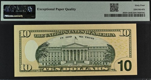 2004A $10 Chicago FRN PMG 64EPQ wanted three digit low serial number 00000559 - Picture 3 of 3
