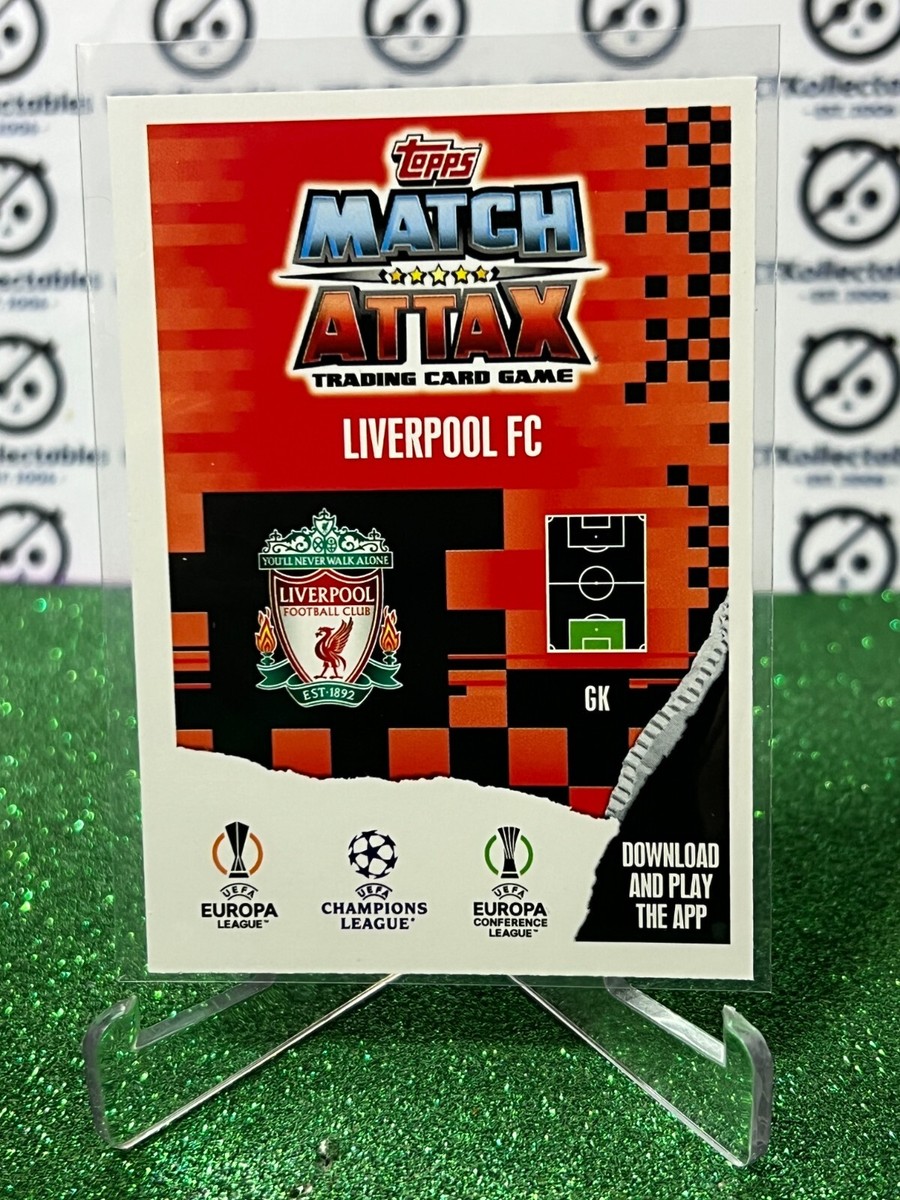 2023 TOPPS MATCH ATTAX ALISSON BECKER # 83 GUARDIAN FOIL