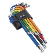 TRX-Star Key Set 9pc Colour-Coded Long - Sealey AK7193 New