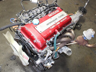SR20DET エンジン (Nissan S13/S15) JDM SR20DET NISSAN SILVIA S13 2.0L REDTOP TURBO ENGINE 5SPD TRANS