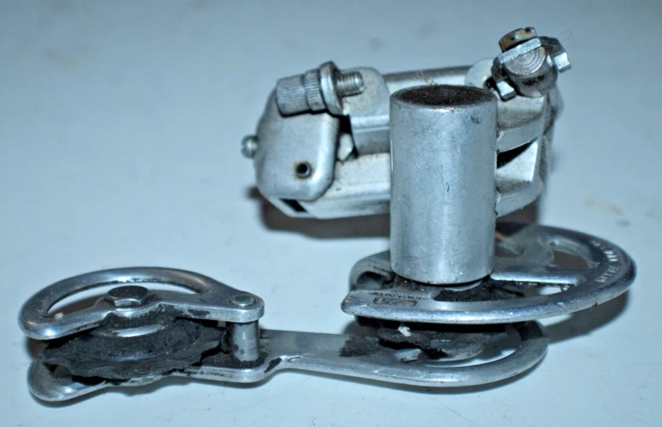 Desviador trasero Raleigh Suntour vintage plateado largo alcance 6 velocidades ¡Envío a EE. UU.! Foto 2 de 4