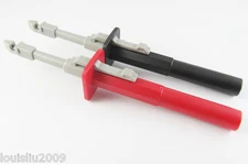 1pair 12-0005 Safe & Fast Insulated Non-destructive Professional Test Hook Probe