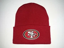 NFL SAN FRANCISCO 49ERS Beanie Hat Logo Knit Cap Cuffed NEW