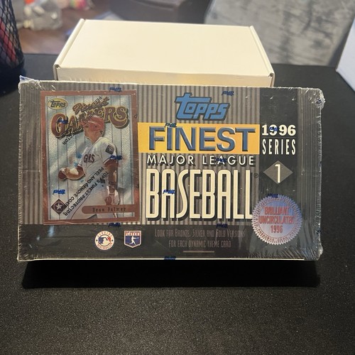 1996 Topps Finest Factory Sealed Baseball Hobby Box Palmer Top Series 1 (1506)