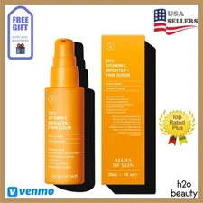 ALLIES OF SKIN 20% Vitamin C Brighten + Firm Serum 30ml brand NEW IN BOX