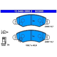 Satz Bremsbeläge Bremsklötze vorne für Suzuki Ignis 2 MH Wagon R MH21 2437068