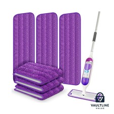 Reusable Microfiber Mop Pads for Swiffer PowerMop 15.3x5.1 Inch 6 Pack