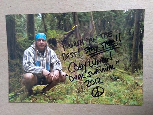 Cody Lundin Survival Instructor Signed Autograph 6x4 Photo Dual Survival 2012