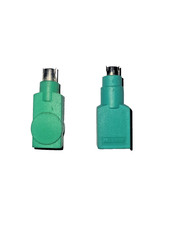 2 x PS/2 Male to USB Female Adapter Converter