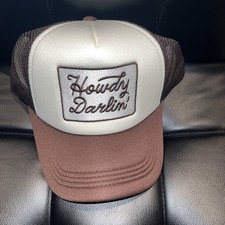 Howdy Darlin’ Brown Mesh Trucker SnapBack Hat