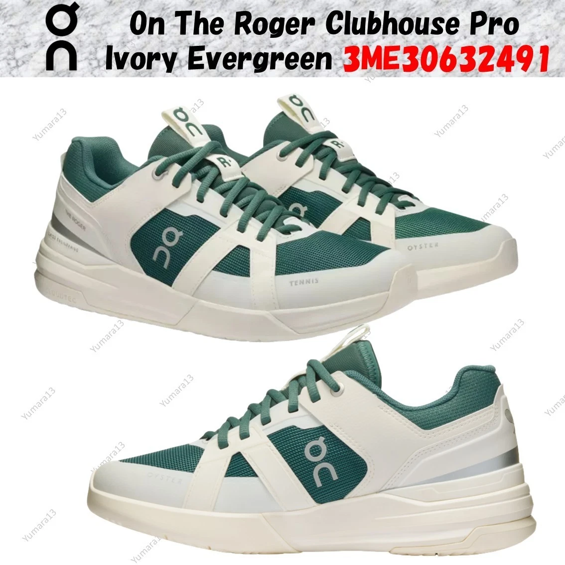 ON The Roger Clubhouse Pro Ivory Evergreen for sale | eBay