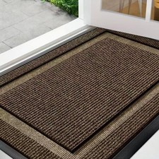 Large Front Door Mat outside Entrance Indoor Doormat, 36" X 24" Outdoor Mats for