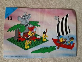 1994 LEGO KING KAHUKA'S THRONE SET, COMPLETE WITH MANUAL