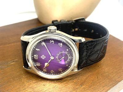 IXDAO Men's Watch JD-X06S Quartz Limited Ed Purple Dial Black