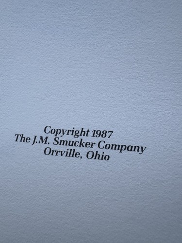 Mit einem Namen wie ... von William Donohue Ellis - 1987 - Smuckers - Orrville Ohio - Bild 5 von 8