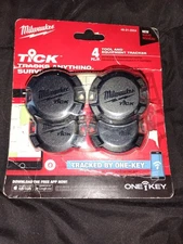New Milwaukee  One Key Tick Tool and Equipment Tracker (4 Pack)