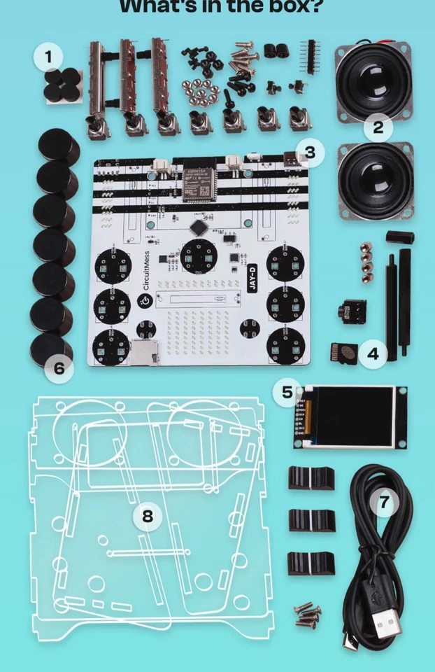 CircuitMess JAY-D Build & Code Your Own Mini DJ Mixer Mixtable - Image 4 of 4