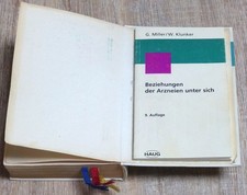 Beziehungen der Arzneien unter sich + Handbuch d. homöopathischen Materia Medica