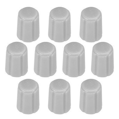 10pcs 4x6mm Potentiometer Control Knobs for Electric Guitar Grey