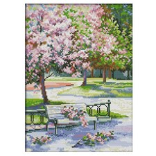 Kreuz Stich Gestempelt Kits 14CT Bedruckte Stickerei Stoff Nadel Spitzen Ki3511