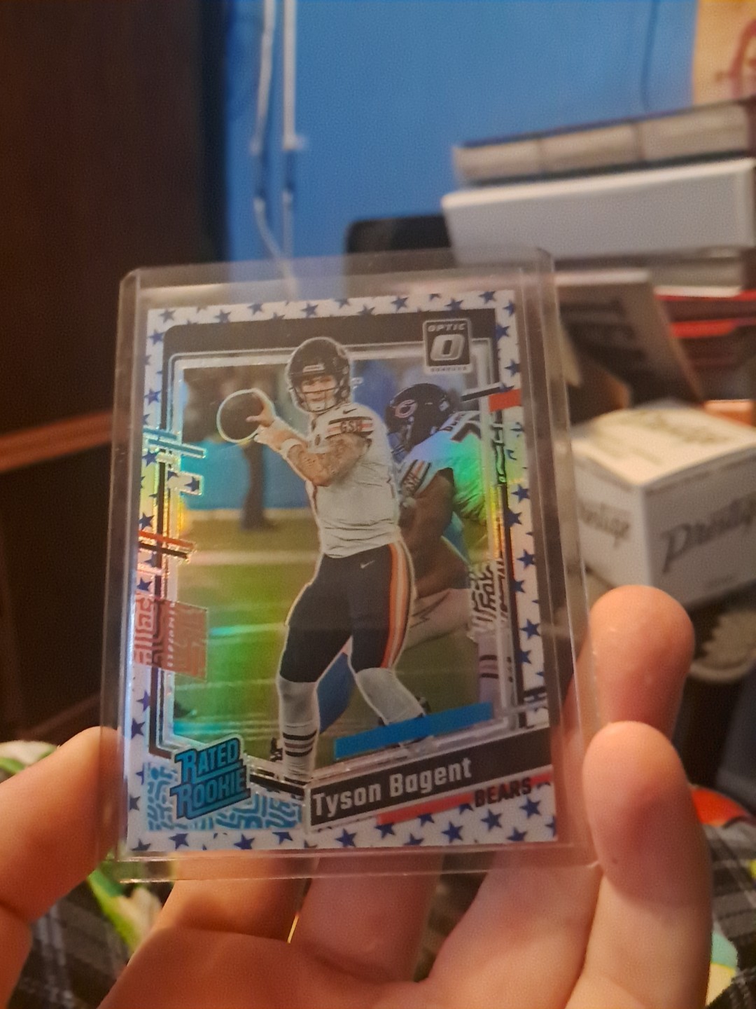 2023 Panini Donruss Optic - Rated Rookie Tyson Bagent #216 Stars Prizm (RC)