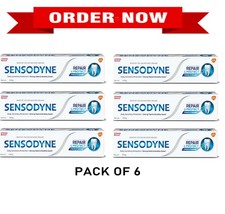 Sensodyne Repair Protect with NOVAMIN 70 gm pack of 6 Free Shipping