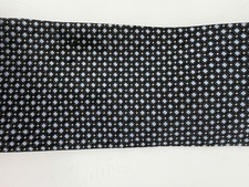 Calvin Klein Black Tie with Light Blue Geomet...