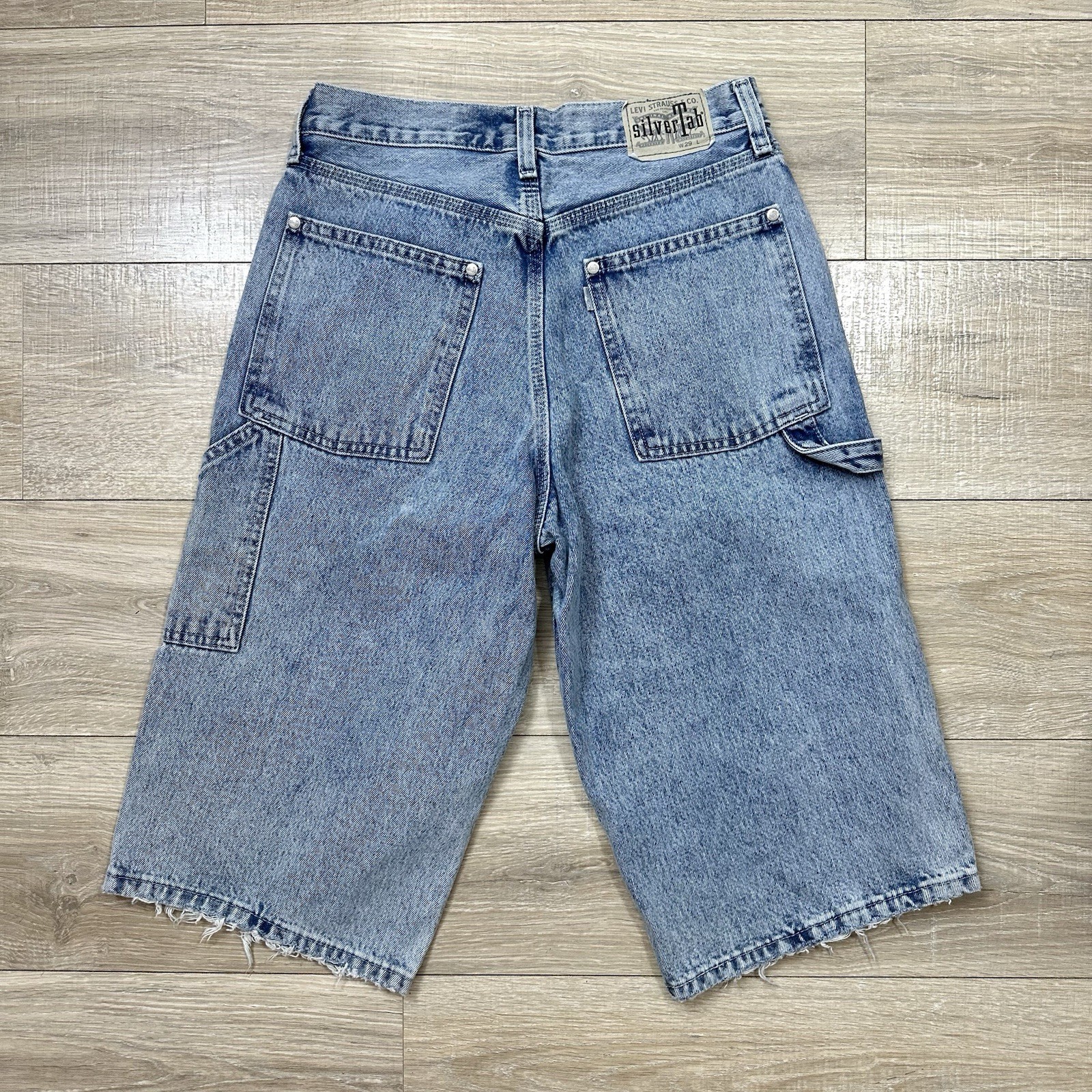 Levi’s Silver Tab Carpenter Patchwork Denim Blue … - image 5