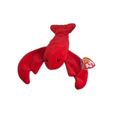 Ty Beanie Babies Pinchers the Lobster 1st Generation Born Red Plush Vintage