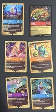 6 Cards Disney Lorcana Promo League Attack of the Vine Gold Border Set w Tigger