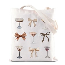 ENSIANTH Espresso Martini Gifts Lovers Tote Medium, Bow Bag