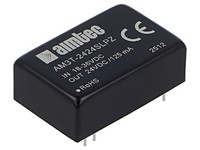 AM3T-2424SLPZ Wandler: Dc/Dc 3W Ueing: 18-36VDC Uausg: 24VDC Ieing: 152Ma Tht Ai