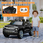 OROFULL 24V Licensed Chevrolet Electric Ride On Car with LED Lights & MP3, Black — photo 2
