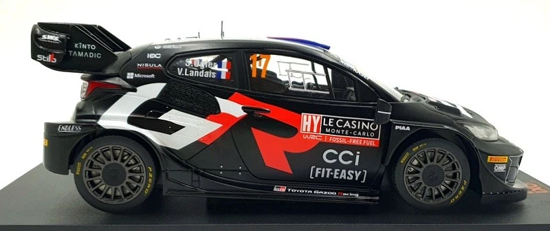IXO 1/18 Scale Diecast 18RMC196.22 - Toyota GR Yaris Rally1 #17 Monte-Carlo 2024 - Image 3 of 4