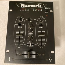 NUMARK DM905 PreAmp DJ Mixer Black no power cord
