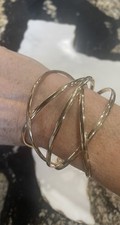 Gold Tone Bangle Bracelet