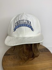 North Carolina TarHeels Embroidered Vintage DeLong Snapback Hat Made In USA