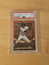 2023 Bowman Chrome Mega Box Riley Greene Iconic Red Refractor /5 PSA10