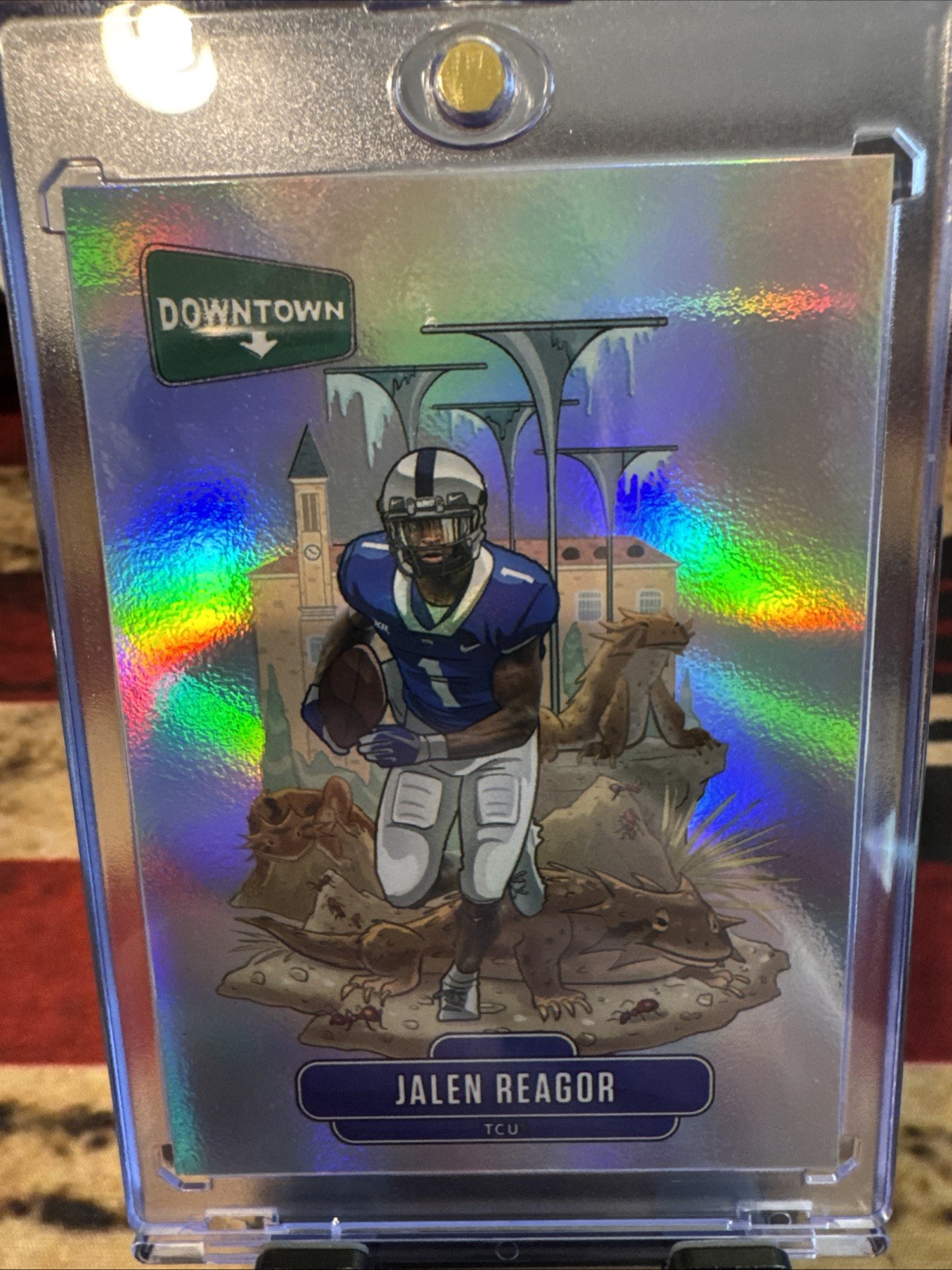 2020 Panini Chronicles Draft Picks Collegiate DOWNTOWN Jalen Reagor #D10 RC SP