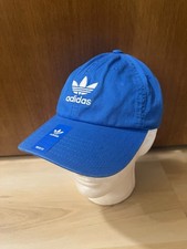 adidas Baseball Cap Youth Blue 100 Cotton Relaxed Fit Adjustable Strapback Hat